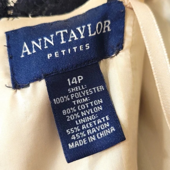 Ann Taylor Strapless Lace Bodice Dress - Picture 7 of 8